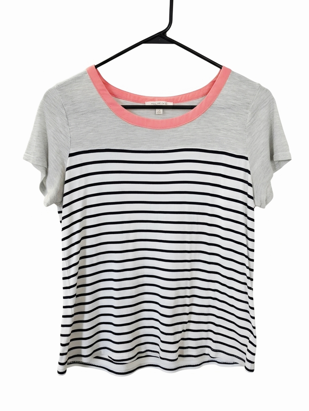 Skies Are Blue Striped Slinky Shirt Size S
